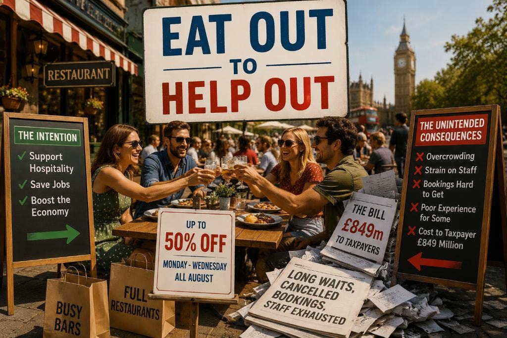 Eat Out to Help Out: The Government Scheme That Worked Rather Too Well