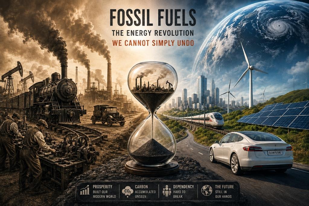 Fossil Fuels: The Energy Revolution We Cannot Simply Undo