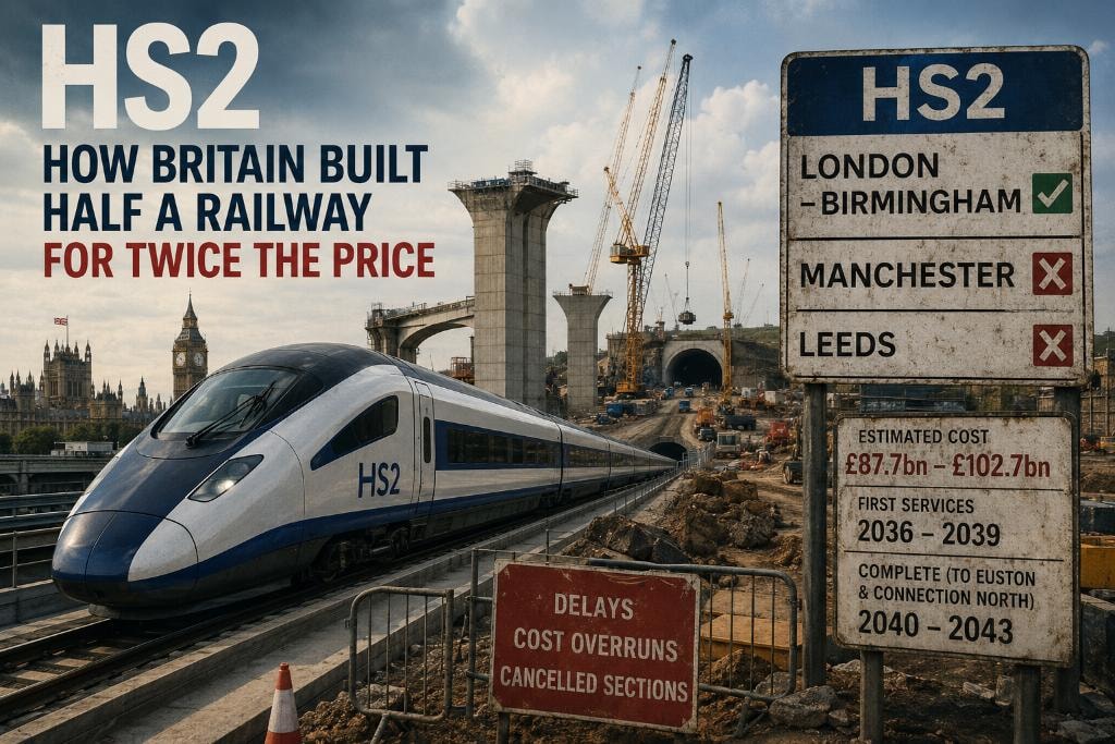 HS2: How Britain Built Half a Railway for Twice the Price
