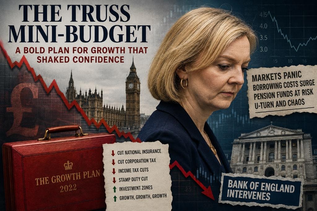 The Truss Mini-Budget: When a Plan for Growth Frightened the People Supposed to Pay for It