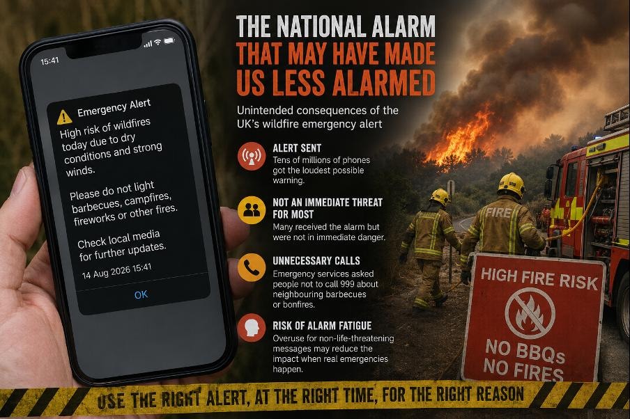 Wild Fire Alert: The National Alarm That May Have Made Us Less Alarmed